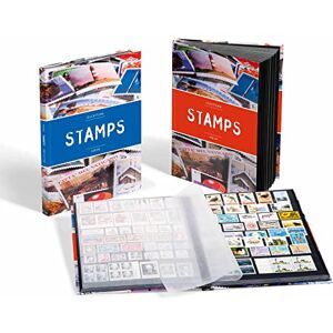 Leuchtturm 361242 Album de Collection de Timbres, carnet à Pochettes Stamps DIN A4, 32 Pages, Couverture Non matelassée Bandeau Rouge - Publicité Leuchtturm 361242 Album de Collection de Timbres, carnet à Pochettes Stamps DIN A4, 32 Pages, Couverture Non matelassée Bandeau Rouge - Publicité