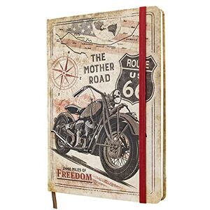 ART Carnet rétro pointillé, Route 66 Bike Map – Idée de cadeau pour les fans de la Route 66, Bullet Journal dotted, Design vintage, A5 54005 - Publicité ART Carnet rétro pointillé, Route 66 Bike Map – Idée de cadeau pour les fans de la Route 66, Bullet Journal dotted, Design vintage, A5 54005 - Publicité