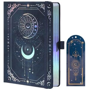 TIEFOSSI Bullet Dot Journal, 160g/m² 190 pages numérotées, pour le travail et les croquis, A5 Hardcover Leather Notebooks for Writing Women Men - Publicité TIEFOSSI Bullet Dot Journal, 160g/m² 190 pages numérotées, pour le travail et les croquis, A5 Hardcover Leather Notebooks for Writing Women Men - Publicité
