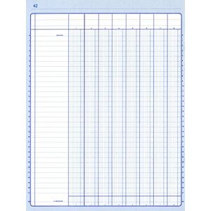 Elve Ref 883081 Piqûre comptable 32X25cm 80 pages 8 colonnes sur 1 page. Publicité Elve Ref 883081 Piqûre comptable 32X25cm 80 pages 8 colonnes sur 1 page. Publicité