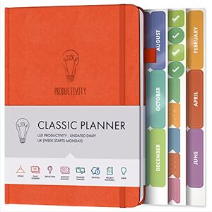LUX PRODUCTIVITY Planificateur quotidien et agenda de rendez-vous – Journal de gratitude, journal de bien-être et planificateurs hebdomadaires non datés et organiseurs – Journaux de bureau pour femmes et hommes – LUX - Publicité LUX PRODUCTIVITY Planificateur quotidien et agenda de rendez-vous – Journal de gratitude, journal de bien-être et planificateurs hebdomadaires non datés et organiseurs – Journaux de bureau pour femmes et hommes – LUX - Publicité
