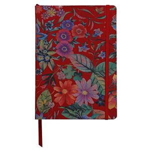 Clairefontaine 400125C Carnet de Notes A5 Couverture Rigide en Véritable Cuir 144 Pages Lignées, Céleste Jardin rouge - Publicité Clairefontaine 400125C Carnet de Notes A5 Couverture Rigide en Véritable Cuir 144 Pages Lignées, Céleste Jardin rouge - Publicité