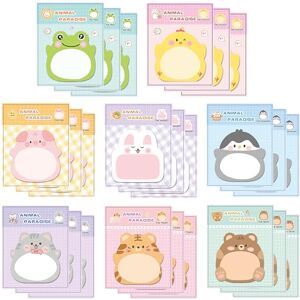 iCovalescent 24 Pack Notes Adhésives en Forme Animaux, Mini Notes Autocollantes, pour Les études, La Maison, Le Bureau, La Colocation ou Les Cadeaux - Publicité iCovalescent 24 Pack Notes Adhésives en Forme Animaux, Mini Notes Autocollantes, pour Les études, La Maison, Le Bureau, La Colocation ou Les Cadeaux - Publicité