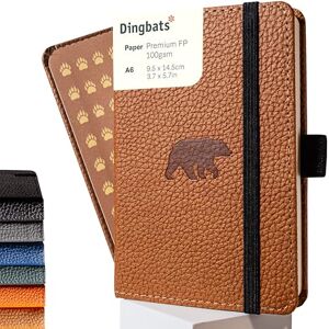 Dingbats* Notebooks Dingbats* Faune Petit Carnet de Notes A6 Pointillé Couverture Rigide, Journal en Cuir PU Poche, Fermeture élastique, Porte-stylo, Marque-page - Publicité Dingbats* Notebooks Dingbats* Faune Petit Carnet de Notes A6 Pointillé Couverture Rigide, Journal en Cuir PU Poche, Fermeture élastique, Porte-stylo, Marque-page - Publicité