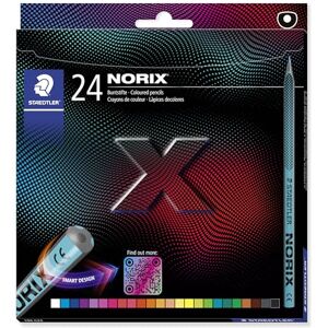 Staedtler Lot de 24 crayons de couleur NORIX 24 couleurs assorties 186 C24 - Publicité Staedtler Lot de 24 crayons de couleur NORIX 24 couleurs assorties 186 C24 - Publicité