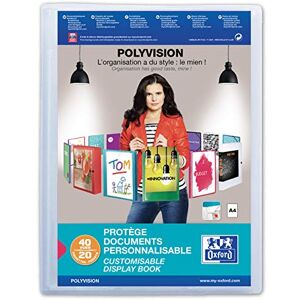 Oxford Elba 100206088 Polyvision Porte-documents A4 Transparent - Publicité Oxford Elba 100206088 Polyvision Porte-documents A4 Transparent - Publicité