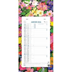 Exacompta 33215E Calendrier mensuel avec feuillets détachables 13 x 23 cm Sur support plaque imprimée Fleurs 16 x 33 cm Janvier à décembre 2026 Visuel aléatoire - Publicité Exacompta 33215E Calendrier mensuel avec feuillets détachables 13 x 23 cm Sur support plaque imprimée Fleurs 16 x 33 cm Janvier à décembre 2026 Visuel aléatoire - Publicité