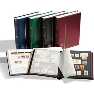 Leuchtturm 320838 Album de timbres Comfort DIN A4, 64 pages, bande pergaminée, couverture ouatinée bordeaux - Publicité Leuchtturm 320838 Album de timbres Comfort DIN A4, 64 pages, bande pergaminée, couverture ouatinée bordeaux - Publicité