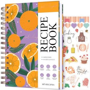 PLANBERRY Livre de recettes – Livre de cuisine vierge à couverture rigide à écrire dans vos propres recettes – Journal de cuisine vide à remplir – Carnet de recettes familial vierge – 60 recettes, 14 - Publicité PLANBERRY Livre de recettes – Livre de cuisine vierge à couverture rigide à écrire dans vos propres recettes – Journal de cuisine vide à remplir – Carnet de recettes familial vierge – 60 recettes, 14 - Publicité