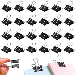 XIAOGUA 24 Pièces Trombones Pince Double Clip 51mm Reliure Pliantes Trombones Métalliques Pinces à Papier Polyvalentes Trombones Solides et Réutilisables pour L'école, Le Bureau, les Notes Noir - Publicité XIAOGUA 24 Pièces Trombones Pince Double Clip 51mm Reliure Pliantes Trombones Métalliques Pinces à Papier Polyvalentes Trombones Solides et Réutilisables pour L'école, Le Bureau, les Notes Noir - Publicité