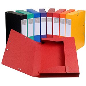 Exacompta Lot de 3 Boîtes de classement à élastiques Cartobox A4 dos de 50 mm Coloris aléatoire - Publicité Exacompta Lot de 3 Boîtes de classement à élastiques Cartobox A4 dos de 50 mm Coloris aléatoire - Publicité