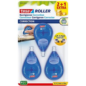 Tesa 59608 PROMO : Lot de 3 Rollers de Correction Droitiers/Gauchers 2 + 1 Gratuit - Publicité Tesa 59608 PROMO : Lot de 3 Rollers de Correction Droitiers/Gauchers 2 + 1 Gratuit - Publicité