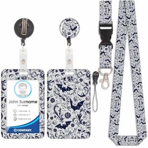 Iirlvior Porte Badge avec Cordon Tour De Cou avec Porte-Cartes, Porte Cartes Avec Enrouleurs de Badge Rétractable, Détachable Lanyard, Swivel Lobster Clasp, pour porte badges d'Identification (Batte) - Publicité Iirlvior Porte Badge avec Cordon Tour De Cou avec Porte-Cartes, Porte Cartes Avec Enrouleurs de Badge Rétractable, Détachable Lanyard, Swivel Lobster Clasp, pour porte badges d'Identification (Batte) - Publicité