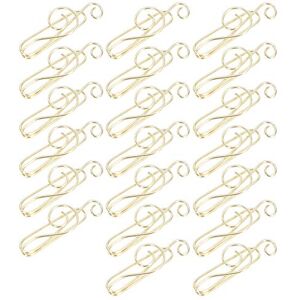 Cikonielf Trombone note de musique, trombone en forme de classeur de musique trombone en métal, 20 pièces pour bureau à la maison(or) - Publicité Cikonielf Trombone note de musique, trombone en forme de classeur de musique trombone en métal, 20 pièces pour bureau à la maison(or) - Publicité