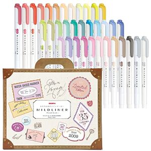 Zebra Pen Mildliner WKT7-35C Surligneur 35 couleurs Multicolore - Publicité Zebra Pen Mildliner WKT7-35C Surligneur 35 couleurs Multicolore - Publicité