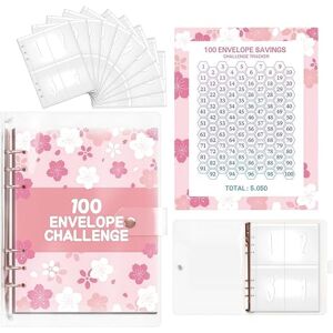 Bangbobi Livret d'Épargne Challenge 100 Jours, Défi 100 Enveloppes Français, Organisateur Budget A5 avec 25 Enveloppes & Suivi, Classeur Épargne pour 5050 Euros - Publicité Bangbobi Livret d'Épargne Challenge 100 Jours, Défi 100 Enveloppes Français, Organisateur Budget A5 avec 25 Enveloppes & Suivi, Classeur Épargne pour 5050 Euros - Publicité