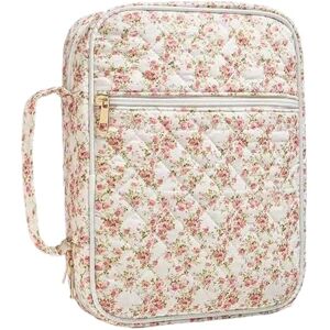 Licsaliwe Couverture de la Bible pour les femmes, étui de protection florale matelassé avec onglets d'organisateurs, surligneurs et boucles stylo, grand sac biblique portable pour l'église, études, voyage ( - Publicité Licsaliwe Couverture de la Bible pour les femmes, étui de protection florale matelassé avec onglets d'organisateurs, surligneurs et boucles stylo, grand sac biblique portable pour l'église, études, voyage ( - Publicité