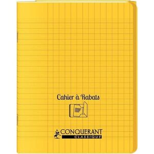 Conquerant 400103942 Cahier Jaune - 48 Feuilles - Publicité Conquerant 400103942 Cahier Jaune - 48 Feuilles - Publicité
