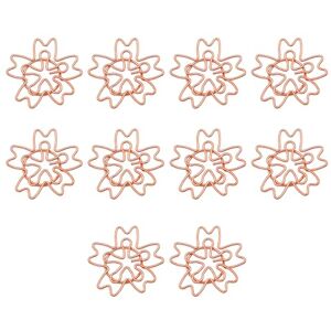 JUYAXIN Lot de 10 trombones fantaisie en métal pour fichiers, papiers, enveloppes, lettres, documents, cartes postales - Publicité JUYAXIN Lot de 10 trombones fantaisie en métal pour fichiers, papiers, enveloppes, lettres, documents, cartes postales - Publicité