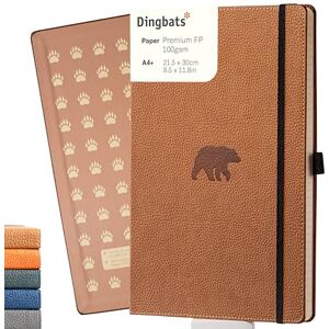 Dingbats* Notebooks Dingbats* Faune Carnet de Notes A4 Extra-large Quadrillé Couverture Rigide, Journal en Cuir PU Fermeture élastique, Porte-stylo, Marque-page - Publicité Dingbats* Notebooks Dingbats* Faune Carnet de Notes A4 Extra-large Quadrillé Couverture Rigide, Journal en Cuir PU Fermeture élastique, Porte-stylo, Marque-page - Publicité
