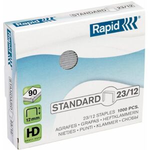 Rapid 24869400 Boîte de 1000 Agrafes 23/12 mm Galva - Publicité Rapid 24869400 Boîte de 1000 Agrafes 23/12 mm Galva - Publicité