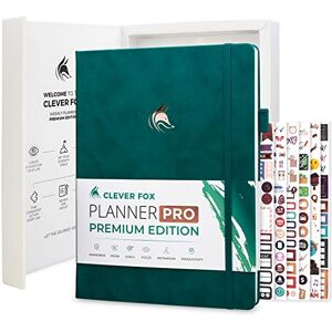 Clever Fox Planner Pro Premium – Luxueux planificateur hebdomadaire et mensuel avec organisateur de budget pour la productivité et les objectifs, non daté, A4 (bleu sarcelle) - Publicité Clever Fox Planner Pro Premium – Luxueux planificateur hebdomadaire et mensuel avec organisateur de budget pour la productivité et les objectifs, non daté, A4 (bleu sarcelle) - Publicité