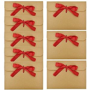 KYSUN 50 Pièces Cadeau Enveloppes, Enveloppes Rétro en Papier Kraft, Enveloppe Avec Rubans, DIY Carte Cadeau Papier Kraft Enveloppe, pour Invitations Faites à la Main, Mariage, Noël (le bordeaux rubans) - Publicité KYSUN 50 Pièces Cadeau Enveloppes, Enveloppes Rétro en Papier Kraft, Enveloppe Avec Rubans, DIY Carte Cadeau Papier Kraft Enveloppe, pour Invitations Faites à la Main, Mariage, Noël (le bordeaux rubans) - Publicité