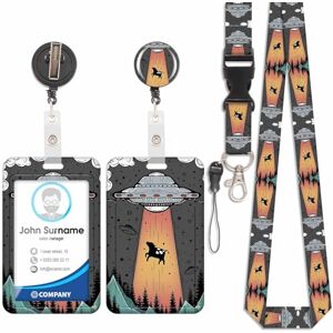 Iirlvior Porte Badge avec Cordon Tour De Cou avec Porte-Cartes, Porte Cartes Avec Enrouleurs de Badge Rétractable, Détachable Lanyard, Swivel Lobster Clasp, pour porte badges d'Identification (Aéronef) - Publicité Iirlvior Porte Badge avec Cordon Tour De Cou avec Porte-Cartes, Porte Cartes Avec Enrouleurs de Badge Rétractable, Détachable Lanyard, Swivel Lobster Clasp, pour porte badges d'Identification (Aéronef) - Publicité