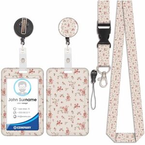 Viojrlly Porte Badge avec Cordon Tour De Cou avec Porte-Cartes, Porte Carte avec Enrouleurs de Badge Rétractable, Swivel Lobster Clasp, Détachable Lanyard, pour porte badges d'Identification (Fleur-1) - Publicité Viojrlly Porte Badge avec Cordon Tour De Cou avec Porte-Cartes, Porte Carte avec Enrouleurs de Badge Rétractable, Swivel Lobster Clasp, Détachable Lanyard, pour porte badges d'Identification (Fleur-1) - Publicité