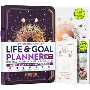 Freedom Mastery Life Master Planner – Un voyage de 12 mois pour écraser vos objectifs, augmenter votre productivité, succès et bonheur – Planificateur de vie hebdomadaire et mensuel, suivi des habitudes - Publicité Freedom Mastery Life Master Planner – Un voyage de 12 mois pour écraser vos objectifs, augmenter votre productivité, succès et bonheur – Planificateur de vie hebdomadaire et mensuel, suivi des habitudes - Publicité