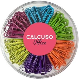 CALCUSO Grands Trombones : Grands Trombones résistants de Couleurs Assorties pour Fournitures Scolaires/de Bureau, 480 pièces, 6 Couleurs, 80 pièces chacune - Publicité CALCUSO Grands Trombones : Grands Trombones résistants de Couleurs Assorties pour Fournitures Scolaires/de Bureau, 480 pièces, 6 Couleurs, 80 pièces chacune - Publicité