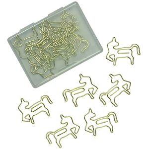 Papierdrachen 15 trombones métalliques dorés pour bullet journal et carnets de notes adorables clips papier pour le bureau à domicile et l'université motif licorne set 2 - Publicité Papierdrachen 15 trombones métalliques dorés pour bullet journal et carnets de notes adorables clips papier pour le bureau à domicile et l'université motif licorne set 2 - Publicité
