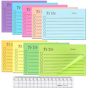 HDHGXUJRD Lot de 450 feuilles de notes autocollantes multicolores, lignées et super collantes Liste de choses à faire Pour la famille, l’école et le bureau (10 x 7 cm) - Publicité HDHGXUJRD Lot de 450 feuilles de notes autocollantes multicolores, lignées et super collantes Liste de choses à faire Pour la famille, l’école et le bureau (10 x 7 cm) - Publicité