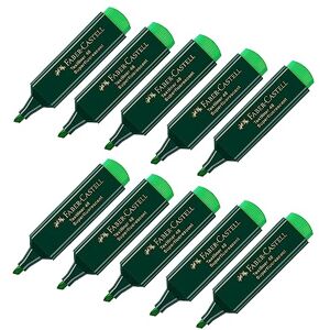 Faber-Castell 205042 Surligneur Textliner 48, vert, 10 pièces, rechargeable - Publicité Faber-Castell 205042 Surligneur Textliner 48, vert, 10 pièces, rechargeable - Publicité