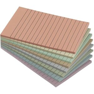 youyaya 8 notes autocollantes colorées, 10 x 15 cm, notes adhésives lignées, blocs-notes autocollants pour le bureau et la maison, 35 feuilles par bloc - Publicité youyaya 8 notes autocollantes colorées, 10 x 15 cm, notes adhésives lignées, blocs-notes autocollants pour le bureau et la maison, 35 feuilles par bloc - Publicité