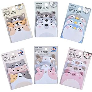 TTBDDM 6 Blocs 270 Feuilles Mini Note Autocollantes, Notes Autocollantes Mignonnes, Animals Sticky Notes, Blocs Mémo Autocollant, Sticky Notes Memo, 6 Spécifications, Mémo pour Maison, L'école et Bureau - Publicité TTBDDM 6 Blocs 270 Feuilles Mini Note Autocollantes, Notes Autocollantes Mignonnes, Animals Sticky Notes, Blocs Mémo Autocollant, Sticky Notes Memo, 6 Spécifications, Mémo pour Maison, L'école et Bureau - Publicité