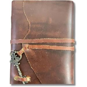 OVERDOSE Vintage Meraf Leather Journal With Key Antique Handmade Deckle Edge Vintage Paper Leather Carnet De Croquis En Cuir Journal De Dessin 12 Cm X 17 Cm - Publicité OVERDOSE Vintage Meraf Leather Journal With Key Antique Handmade Deckle Edge Vintage Paper Leather Carnet De Croquis En Cuir Journal De Dessin 12 Cm X 17 Cm - Publicité