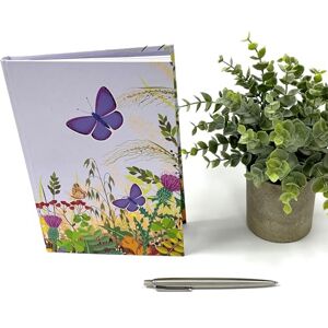 Exacompta Réf GS034Z Journal/Agenda/Planificateur/Carnet Motif Papillon & Fleur Format A5 avec 140 pages lignées Ruban Rose Marque-page avec le même motif que la couverture sur chaque page en gris - Publicité Exacompta Réf GS034Z Journal/Agenda/Planificateur/Carnet Motif Papillon & Fleur Format A5 avec 140 pages lignées Ruban Rose Marque-page avec le même motif que la couverture sur chaque page en gris - Publicité