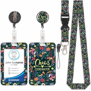 Viojrlly Porte Badge avec Cordon Tour De Cou avec Porte-Cartes, Porte Cartes avec Enrouleurs de Badge Rétractable, Détachable Lanyard, Swivel Lobster Clasp, pour porte badges d'Identification (Fleur-8) - Publicité Viojrlly Porte Badge avec Cordon Tour De Cou avec Porte-Cartes, Porte Cartes avec Enrouleurs de Badge Rétractable, Détachable Lanyard, Swivel Lobster Clasp, pour porte badges d'Identification (Fleur-8) - Publicité