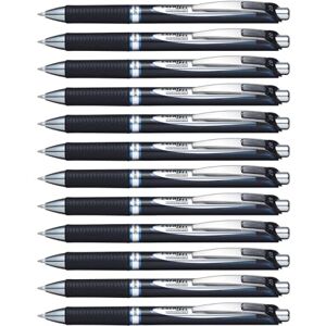 Pentel EnerGel BLP77-C Lot de 12 Rollers gel rétractable encre permanente pointe moyenne 0,7 mm Bleu - Publicité Pentel EnerGel BLP77-C Lot de 12 Rollers gel rétractable encre permanente pointe moyenne 0,7 mm Bleu - Publicité