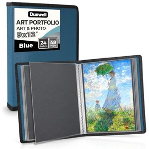 Dunwell Art Portfolio – Dossier 22,9x30,5cm – (Bleu),porte-documents œuvres d'art,livre présentation protège-feuilles 22,9x30,5cm,24 poches présentation et 48 pages,FOLIO0912-BLU01 Noir/bleu 1 pièce - Publicité Dunwell Art Portfolio – Dossier 22,9x30,5cm – (Bleu),porte-documents œuvres d'art,livre présentation protège-feuilles 22,9x30,5cm,24 poches présentation et 48 pages,FOLIO0912-BLU01 Noir/bleu 1 pièce - Publicité