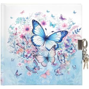 Goldbuch 44 155 Journal intime pour enfant avec 96 pages, bloc-notes verrouillable, avec cadenas et 2 clés, impression artistique, env. 16,5 x 16,5 cm, motif papillon - Publicité Goldbuch 44 155 Journal intime pour enfant avec 96 pages, bloc-notes verrouillable, avec cadenas et 2 clés, impression artistique, env. 16,5 x 16,5 cm, motif papillon - Publicité