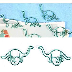 HEEPDD Trombone Dinosaure, 12pcs Trombones Pinces à Papier en Forme de Dinosaure en Acier Inoxydable marquage de Document de marquage Organisation Clip Bureau Papeterie école Clip - Publicité HEEPDD Trombone Dinosaure, 12pcs Trombones Pinces à Papier en Forme de Dinosaure en Acier Inoxydable marquage de Document de marquage Organisation Clip Bureau Papeterie école Clip - Publicité