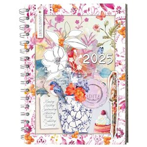 Daphne's Diary Journal Planificateur Quotidien 2025 Agenda Quotidien avec Designs Créatifs, Aperçus Mensuels Dépliables, Listes de Courses Planner Hebdomadaire Décoratif et Carnet de Scrapbooking - Publicité Daphne's Diary Journal Planificateur Quotidien 2025 Agenda Quotidien avec Designs Créatifs, Aperçus Mensuels Dépliables, Listes de Courses Planner Hebdomadaire Décoratif et Carnet de Scrapbooking - Publicité