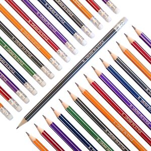 DRAW IN STYLE 30x crayons HB avec gomme pour dessiner et écrire pour l'école, le bureau, l'université et la maison pré-taillés 6 Couleurs hexagonaux graphite crayons à papier - Publicité DRAW IN STYLE 30x crayons HB avec gomme pour dessiner et écrire pour l'école, le bureau, l'université et la maison pré-taillés 6 Couleurs hexagonaux graphite crayons à papier - Publicité