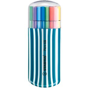 STABILO Etui turquoise "Zebrui" de 20 feutres Pen 68 Coloris assortis - Publicité STABILO Etui turquoise "Zebrui" de 20 feutres Pen 68 Coloris assortis - Publicité