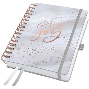 Sigel J6605 Agenda semainier a spirale, A5, gris Calendrier, Planificateur, Agenda hebdomadaire, Organisateur, Journal certifié FSC Jolie - Publicité Sigel J6605 Agenda semainier a spirale, A5, gris Calendrier, Planificateur, Agenda hebdomadaire, Organisateur, Journal certifié FSC Jolie - Publicité