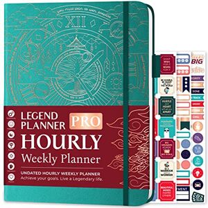 Legend Planner PRO Edition Horaire Agenda Hebdomadaire Horaire Carnet de Rendez-Vous Gestion du Temps, Journal Travail/Vie Personnelle, Non Daté, Format A4, Couverture Rigide Vert Viridien - Publicité Legend Planner PRO Edition Horaire Agenda Hebdomadaire Horaire Carnet de Rendez-Vous Gestion du Temps, Journal Travail/Vie Personnelle, Non Daté, Format A4, Couverture Rigide Vert Viridien - Publicité