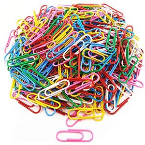 Copiel Trombones colorés, pinces à papier 500 pièces 33mm pour papeterie de bureau trombones plastifiés agrafes de bureau - Publicité Copiel Trombones colorés, pinces à papier 500 pièces 33mm pour papeterie de bureau trombones plastifiés agrafes de bureau - Publicité