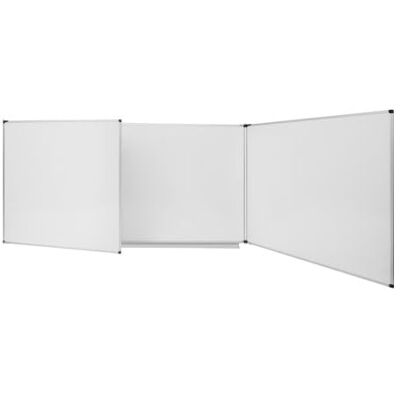 Bi-Office Tableau triptyque blanc émaillé Trio Maya NF 100 x 150 cm - Publicité Bi-Office Tableau triptyque blanc émaillé Trio Maya NF 100 x 150 cm - Publicité
